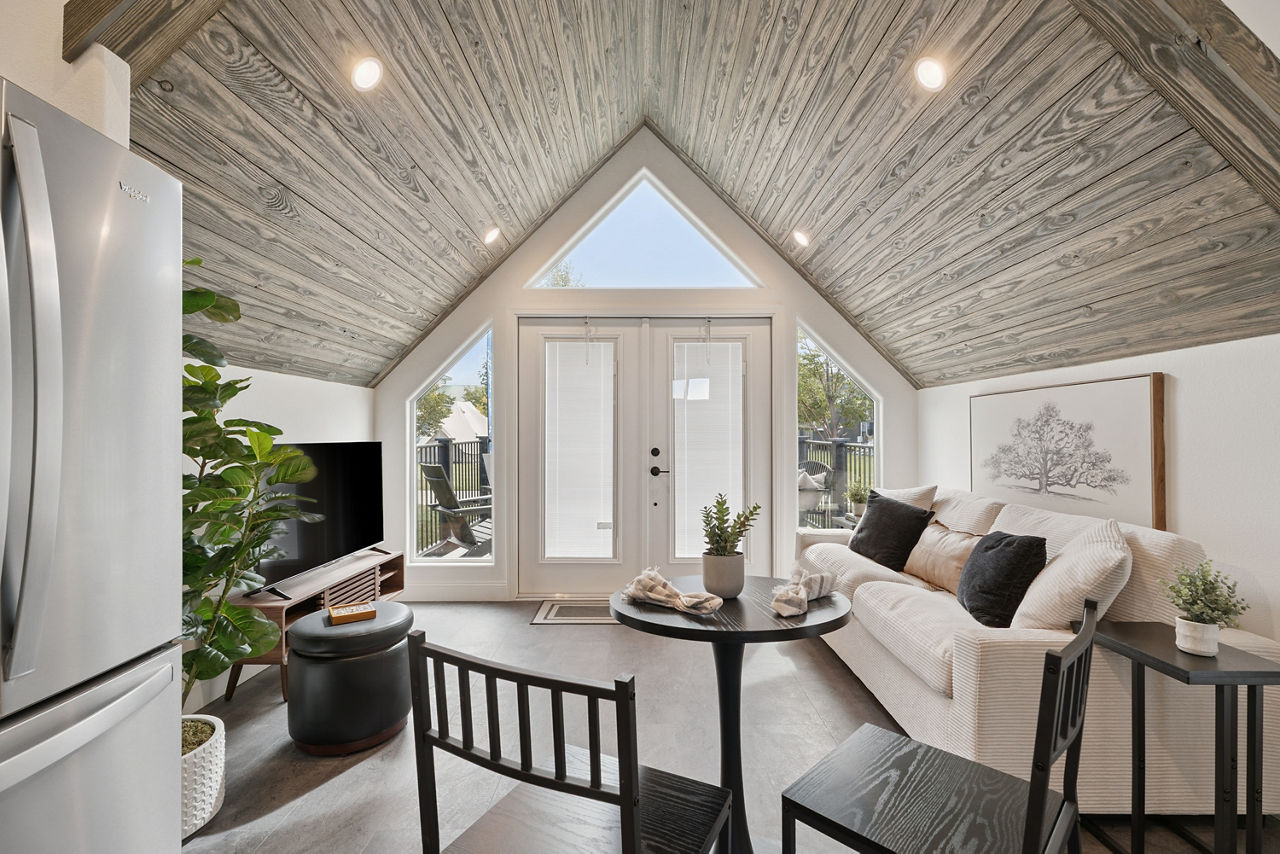 The A-Frame dining area – detail