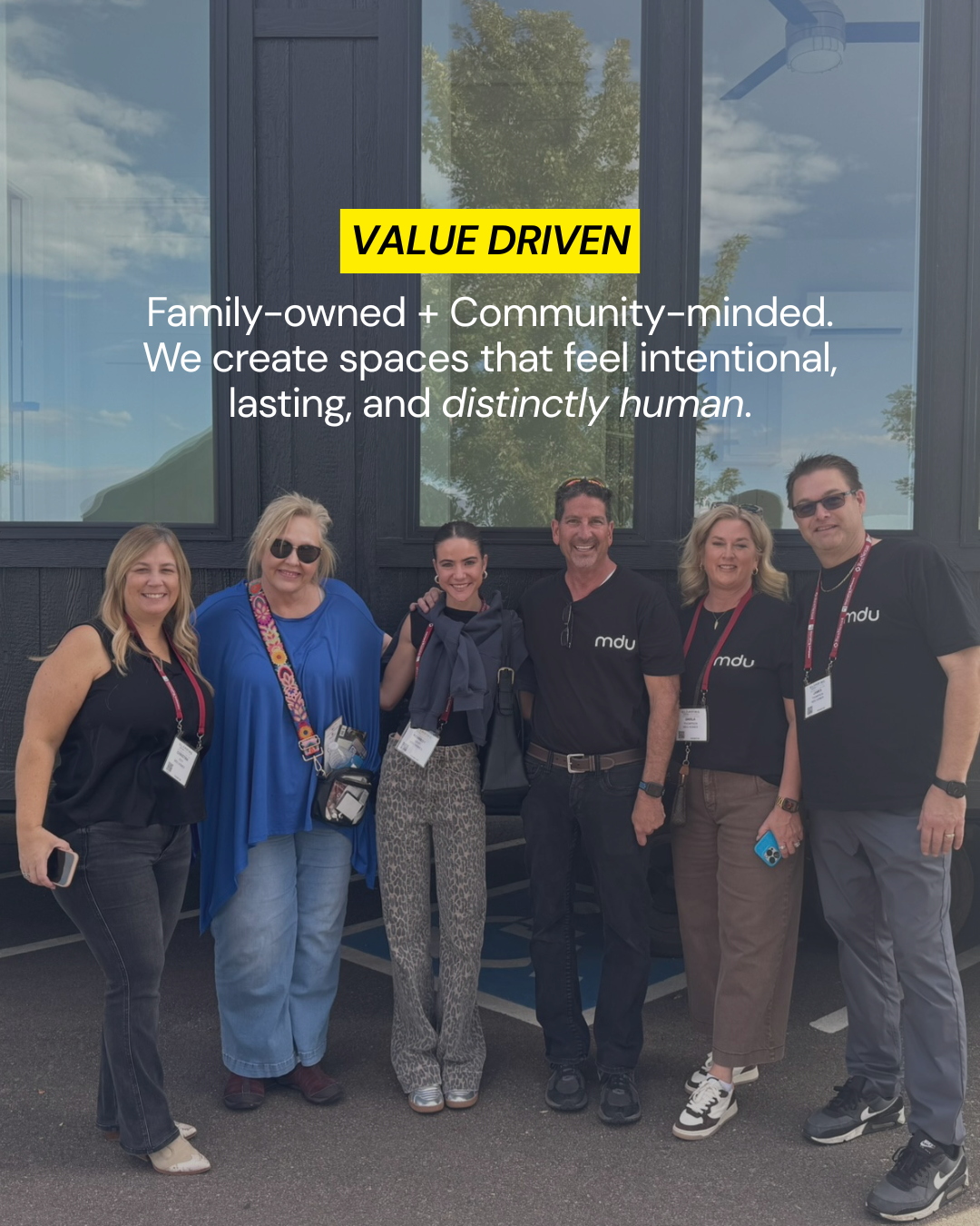 MDU team photo - value driven