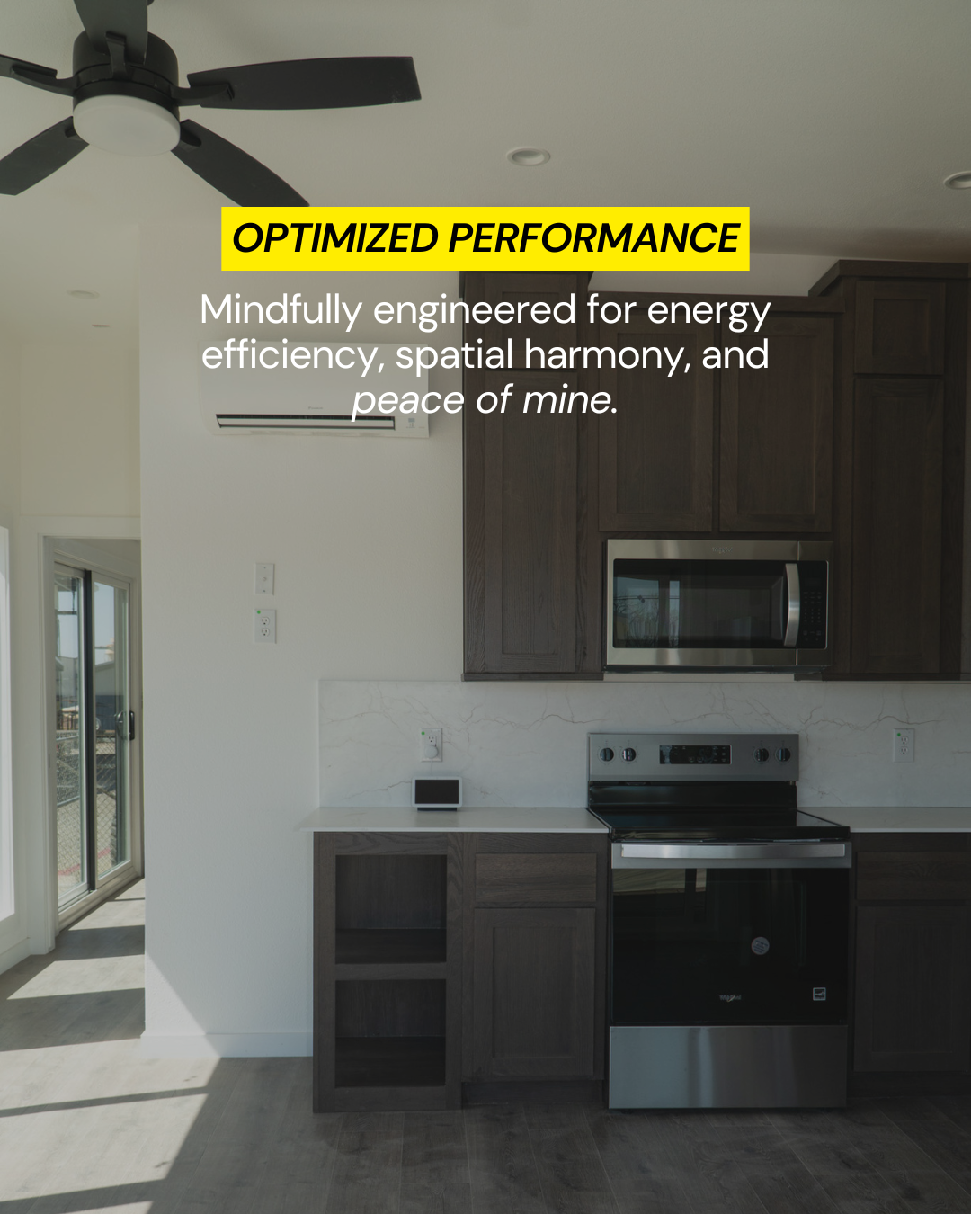 Optimized performance kitchen