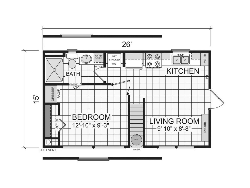 Loft floor plan layout